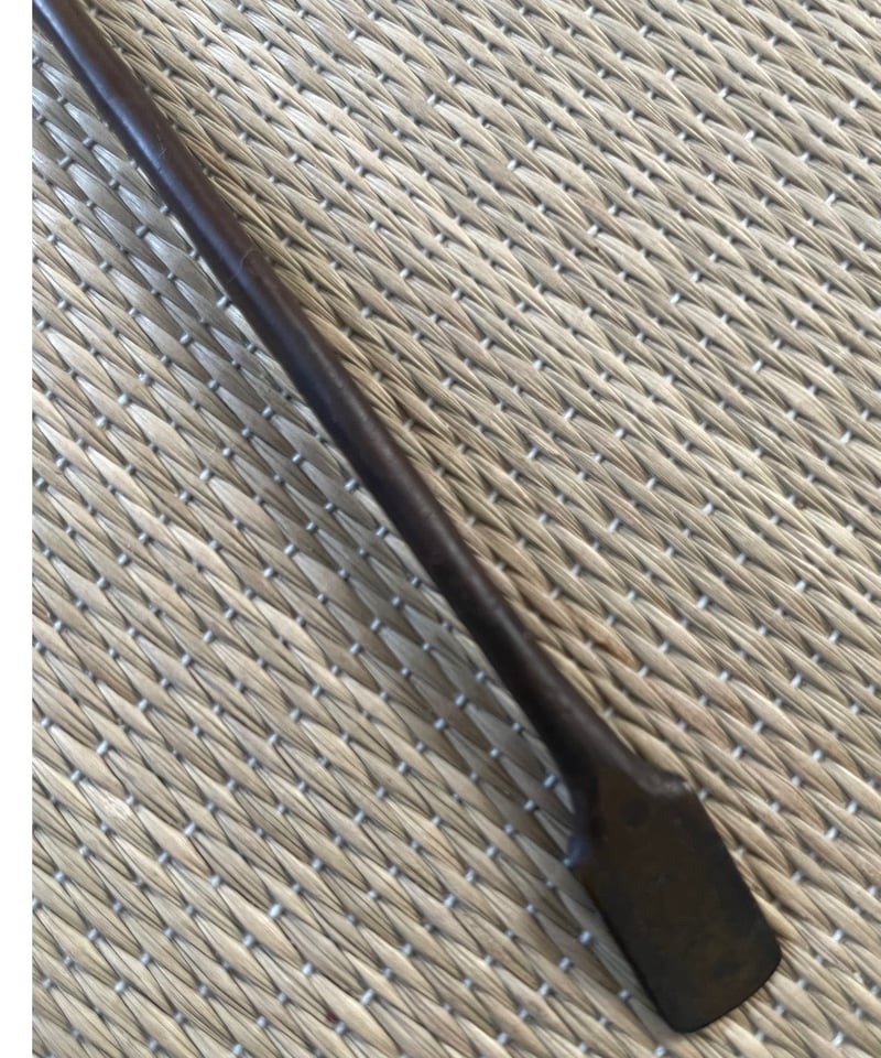 アンティーク】昭和レトロ 骨董 金属製 薬匙 見立て茶杓 | ginyoudo