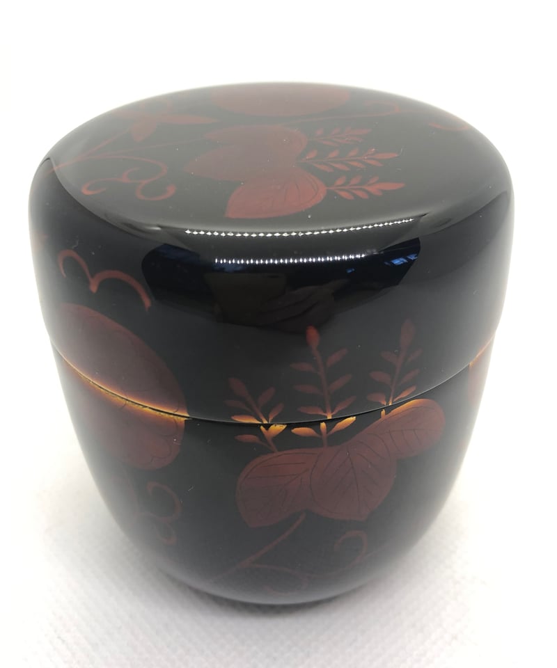 美品 木製】白檀塗り 中棗 高台寺蒔絵（菊桐唐草） | ginyoudo