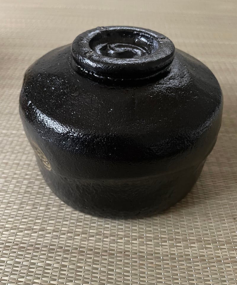 古い 楽焼 楽茶碗 黒楽 茶碗 楽印 木箱入り 古い 楽焼 楽茶碗 黒楽 茶碗 楽印 木箱入り 茶道具 楽茶碗（らくちゃ