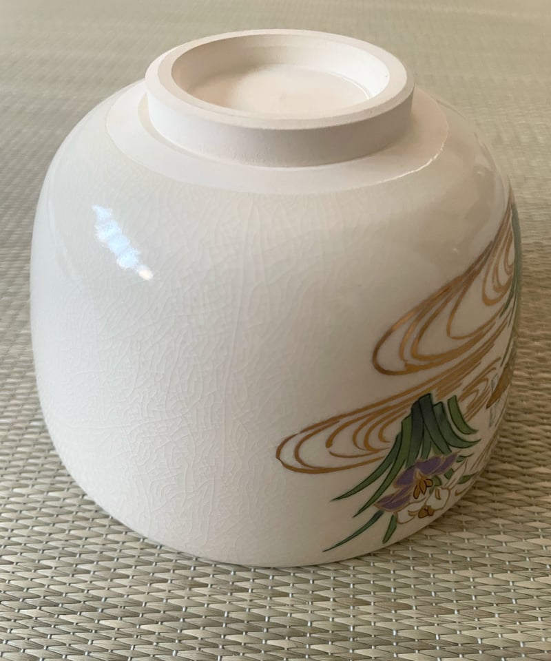 美品 在銘 紙箱付】瑞豊造 燕子花に八ツ橋図 茶碗 | ginyoudo