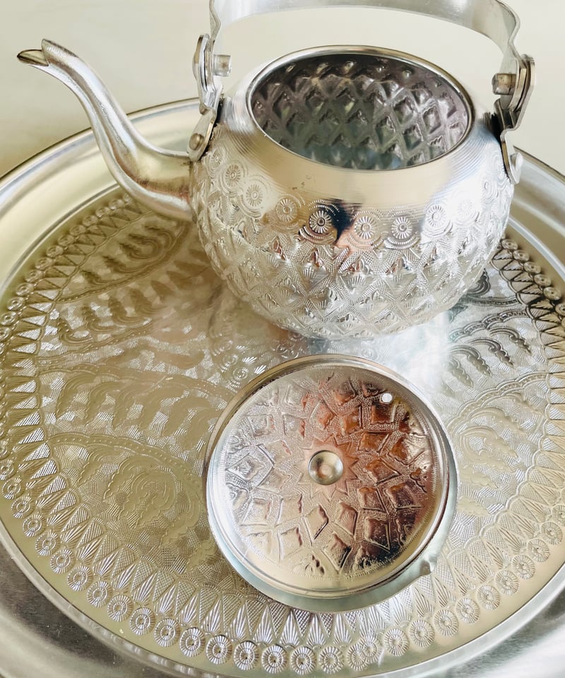 新品】タイ製 CHUE CHIN HUA アルミ製トレー/やかん/ボウル（見立て建