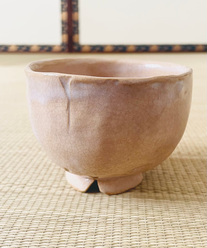 美品 在銘】萩 割高台 茶碗 小服碗 萩茶碗 | ginyoudo