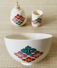 美品 在銘】加藤藤山造 京焼 平茶碗 高台寺 菊桐文様 | ginyoudo