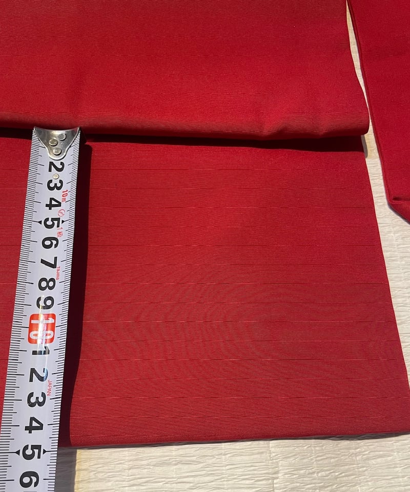 塩瀬　名古屋　帯　赤 美品】塩瀬 貝桶 臙脂色 名古屋帯 | ginyoudo
