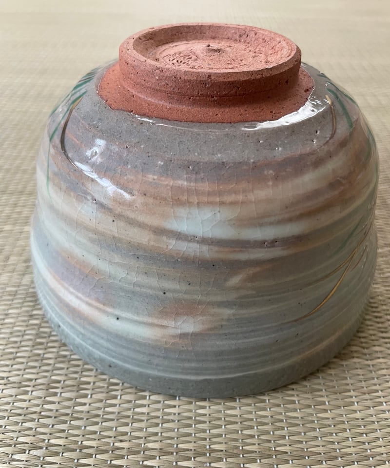 美品 桐共箱】平安 紫峰造 刷毛目芒茶碗 | ginyoudo