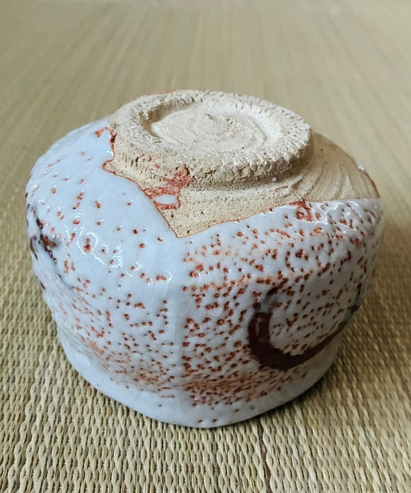 美品】瀬戸 拝土窯 水野古麦造 志野茶碗 絵志野茶碗 | ginyoudo