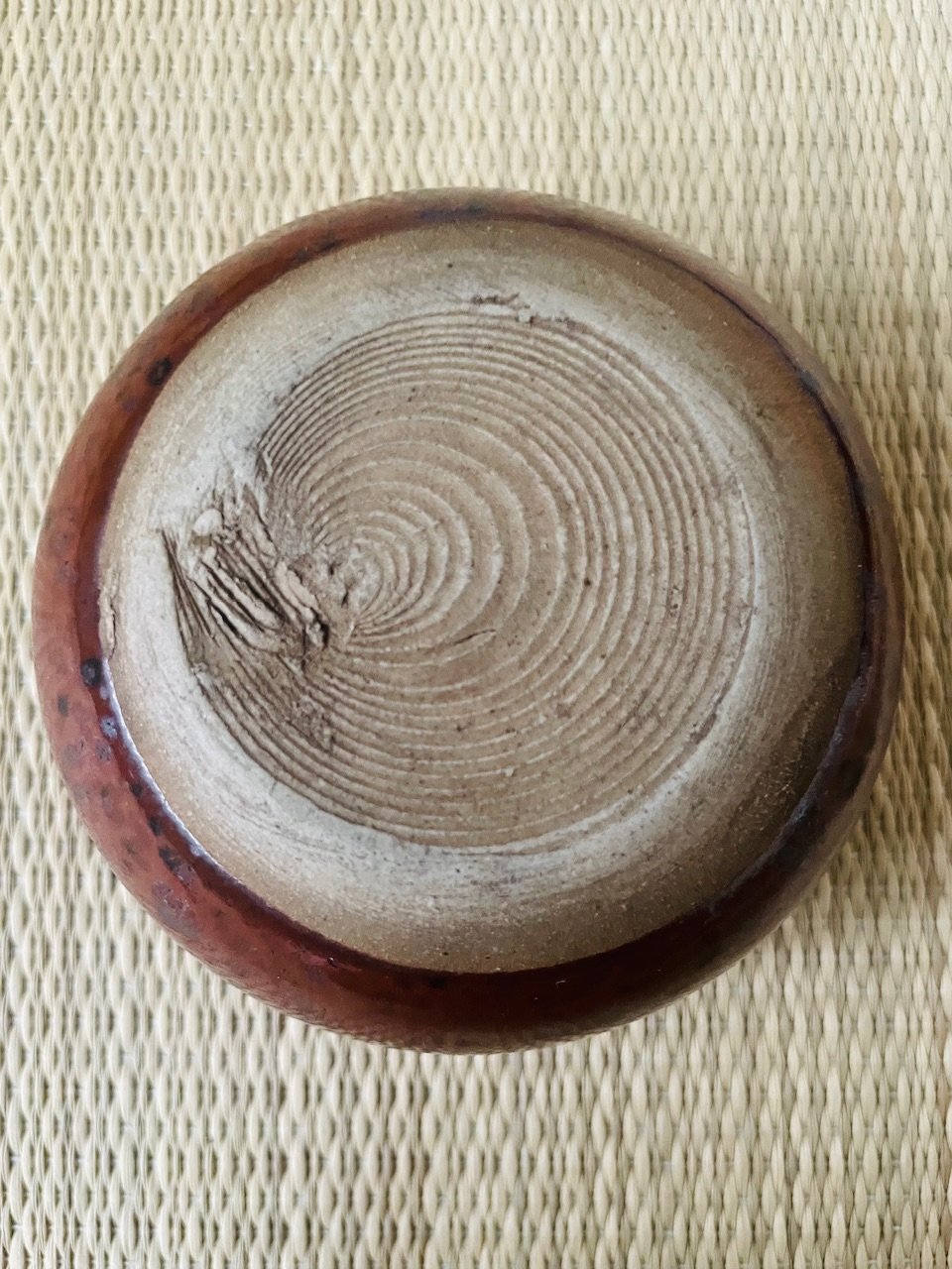 桐合箱】天然蓋 仕覆付 高取焼 大海茶入 仕覆難有 | ginyoudo