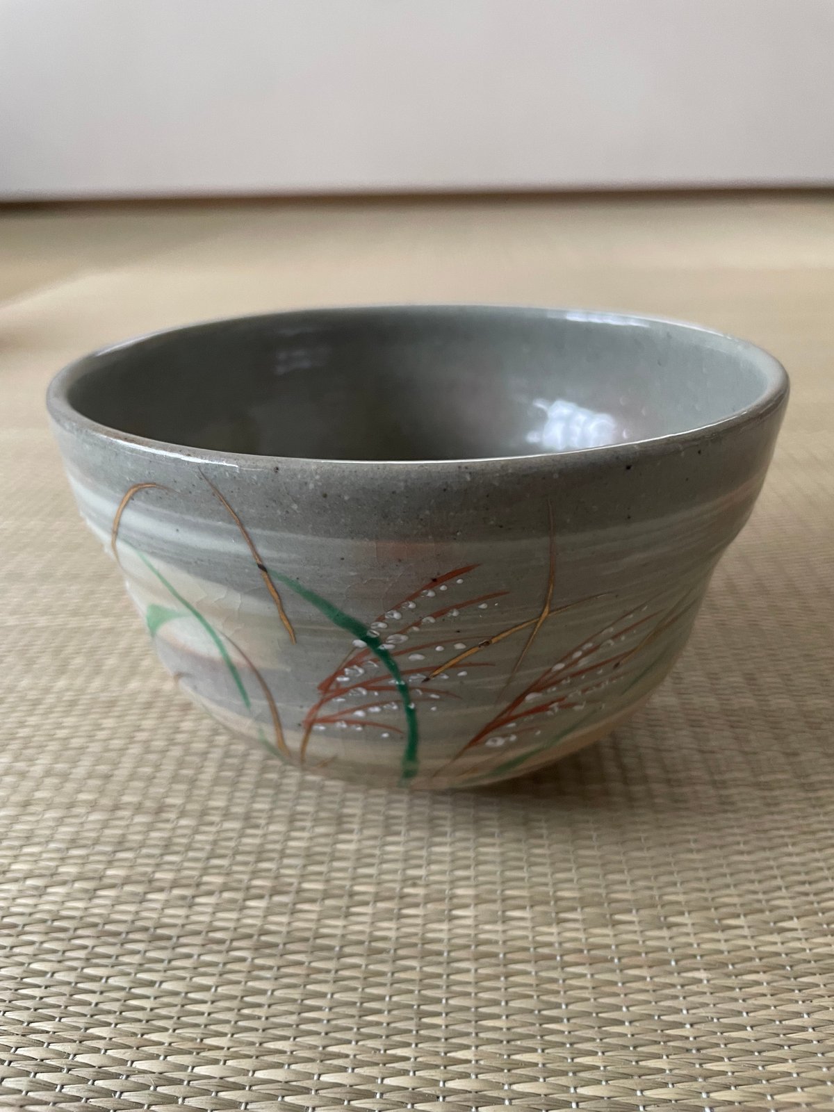 美品 桐共箱】平安 紫峰造 刷毛目芒茶碗 | ginyoudo