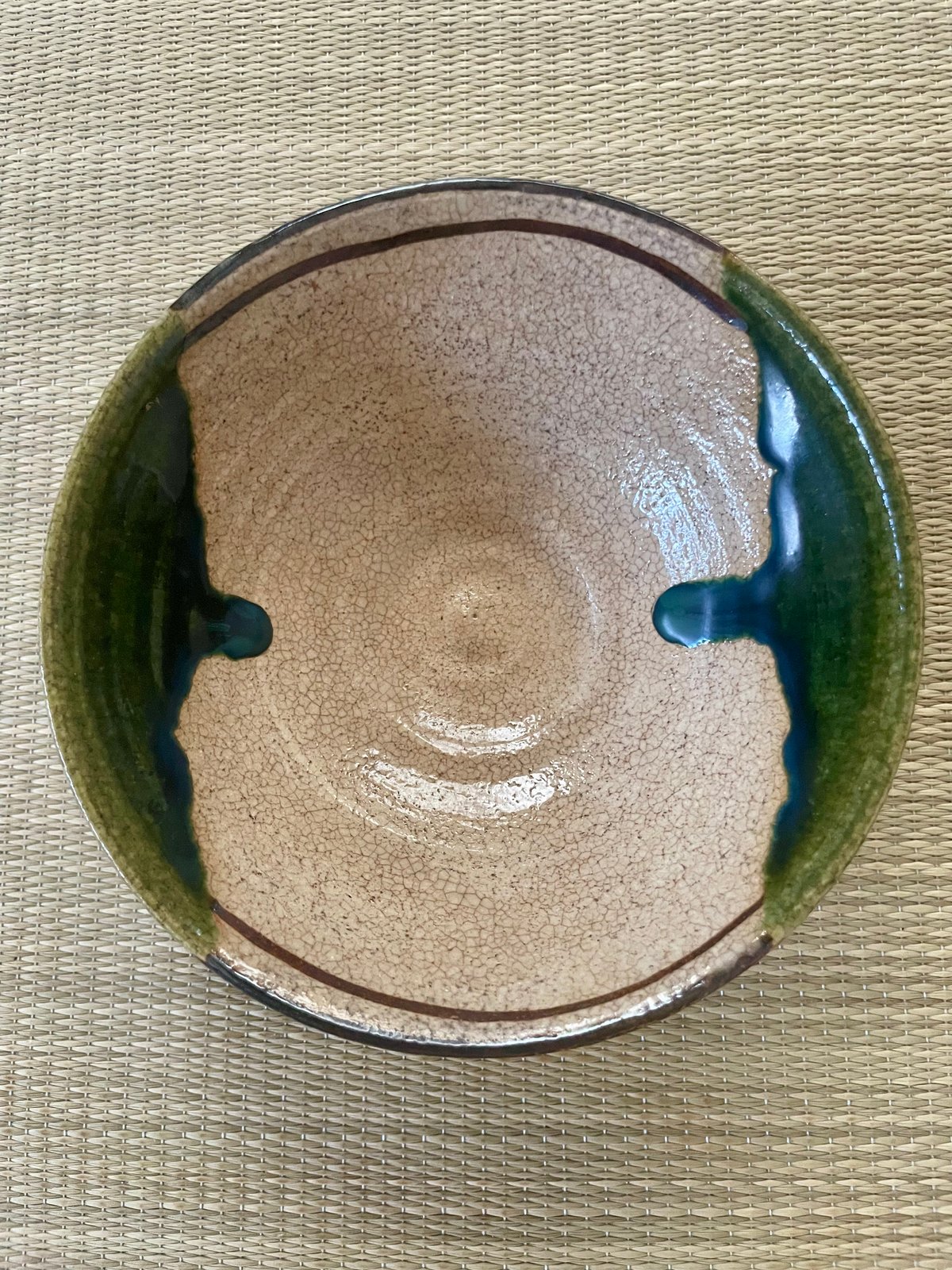 美品】在銘 市川竹川造 織部焼 平茶碗 | ginyoudo