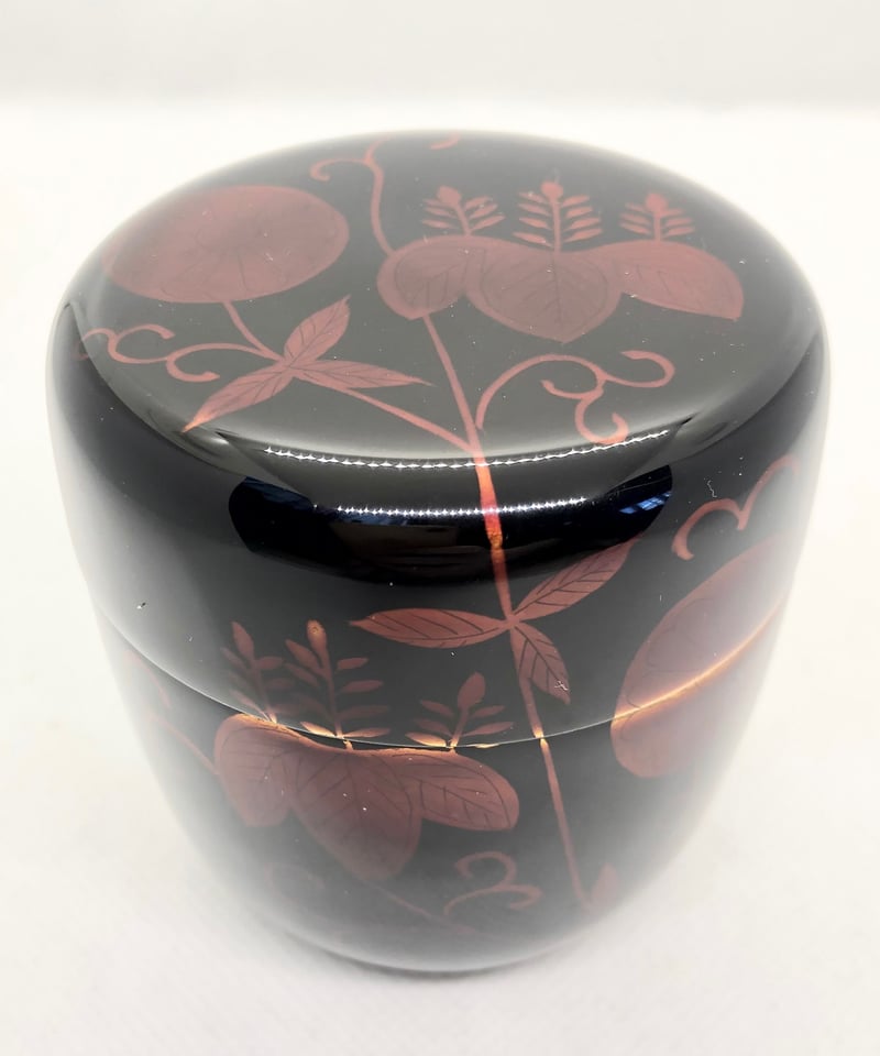美品 木製】白檀塗り 中棗 高台寺蒔絵（菊桐唐草） | ginyoudo