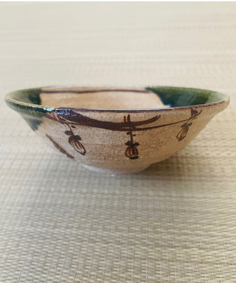 美品】在銘 市川竹川造 織部焼 平茶碗 | ginyoudo