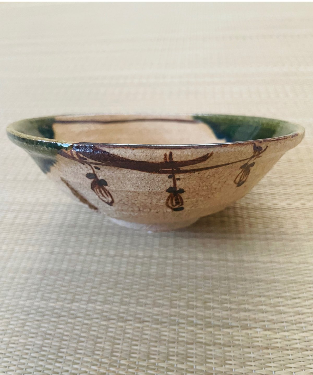 美品】在銘 市川竹川造 織部焼 平茶碗 | ginyoudo