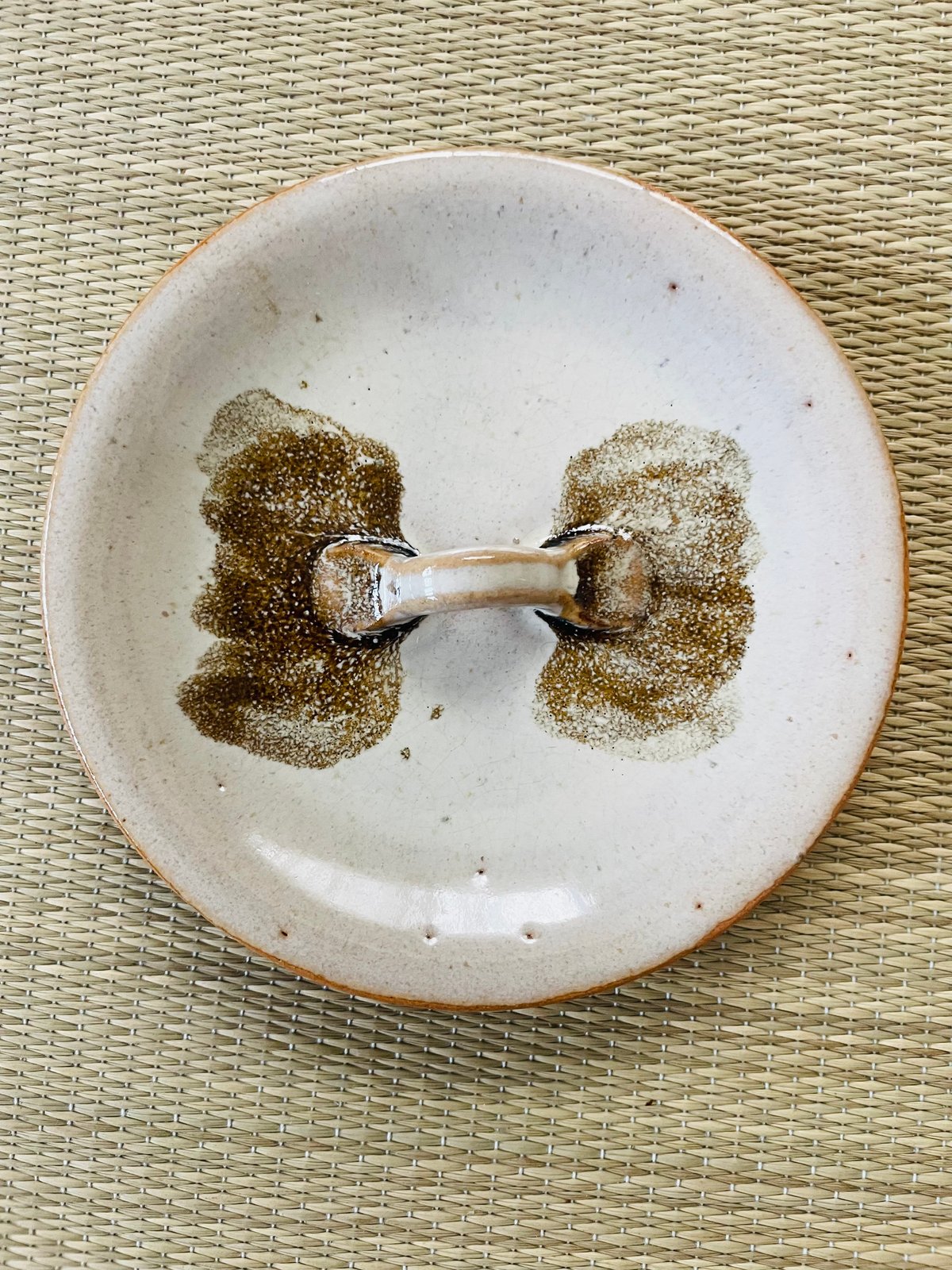 大正レトロ　赤膚焼(あかはだやき)水指　未使用 在銘】赤膚焼 大塩昭山造 水指 | ginyoudo