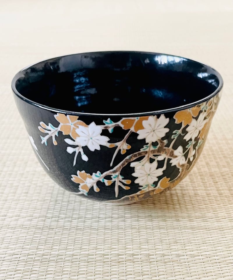 : 共箱 橋本紫雲造 色絵柳桜紋茶碗 仁清写 英香　仁清写茶碗一双「瑞雲」097 茶道具商 通販 - 越中屋 工芸品