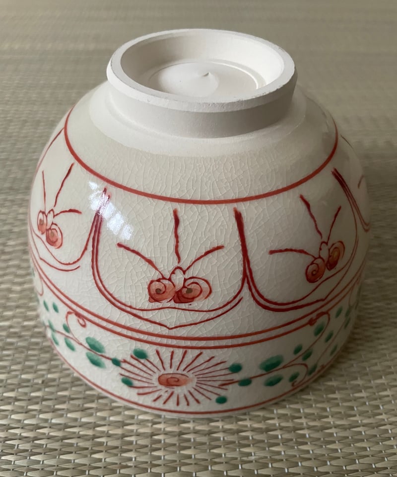 在銘 美品】隆山造 安南赤絵 安南蜻蛉 抹茶碗 茶碗 | ginyoudo