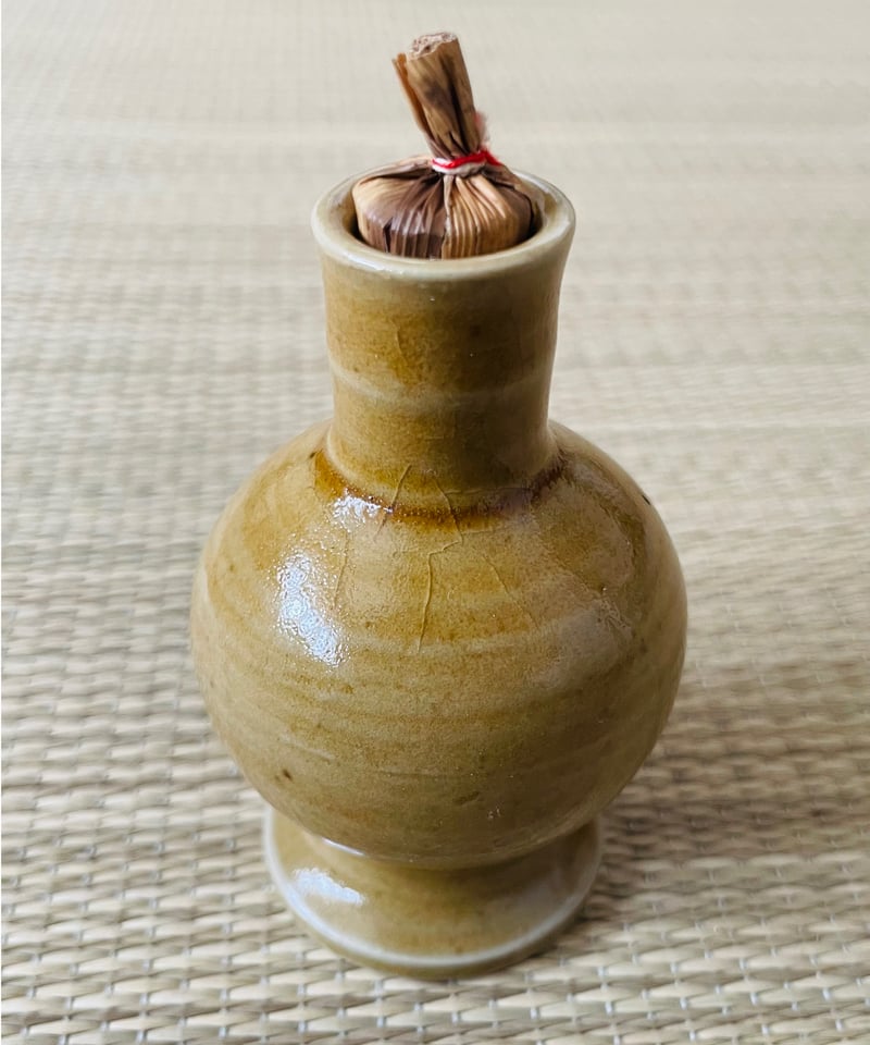作家物】在銘 洋成造 黄瀬戸 振出 茶道具 金平糖入れ | ginyoudo