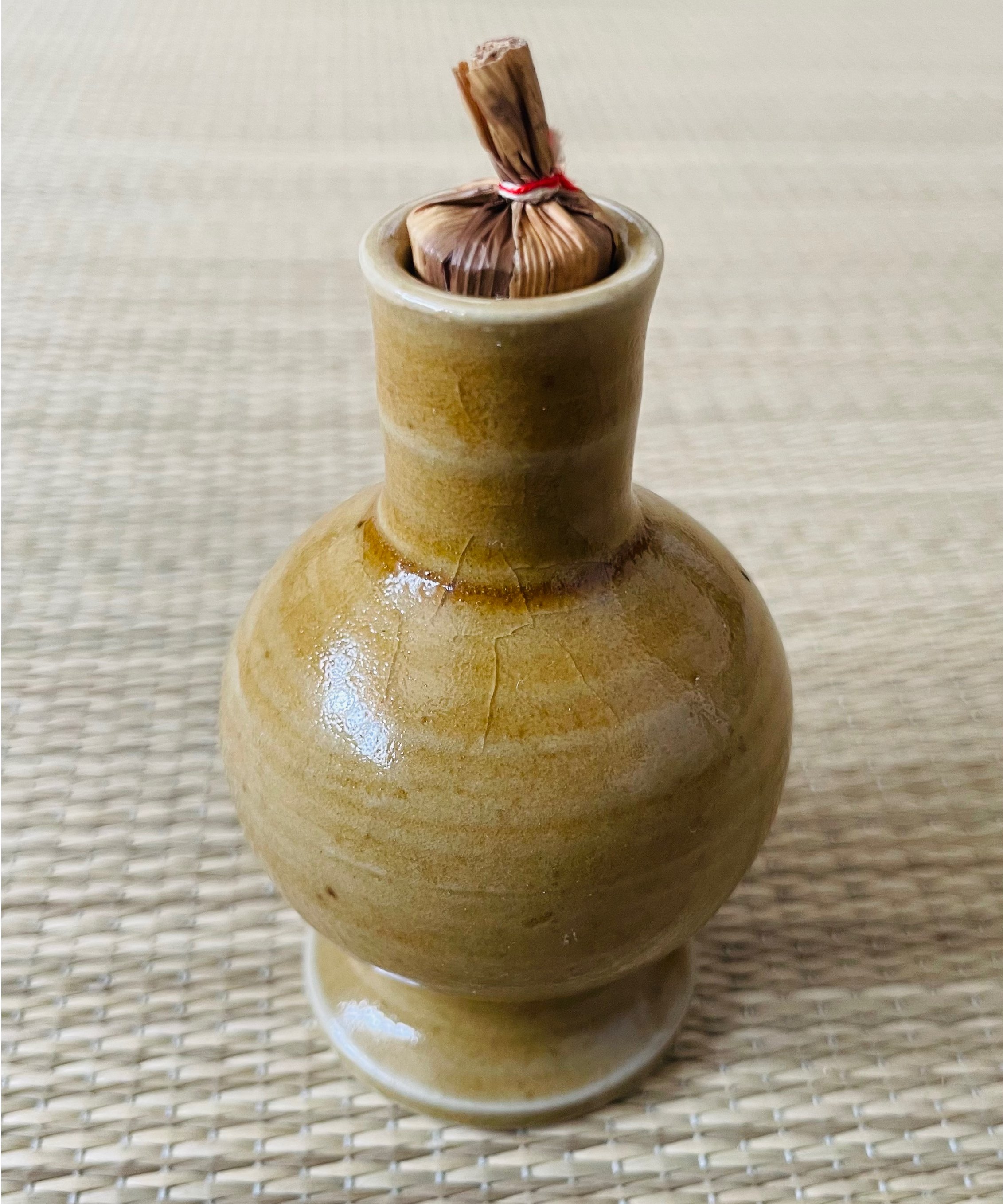 作家物】在銘 洋成造 黄瀬戸 振出 茶道具 金平糖入れ | ginyoudo