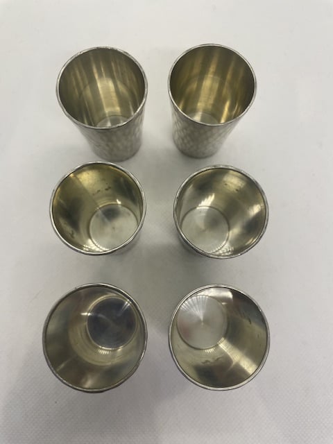 本錫】錫半謹製 本錫 猪口 見立て茶巾筒 ショットグラス | ginyoudo