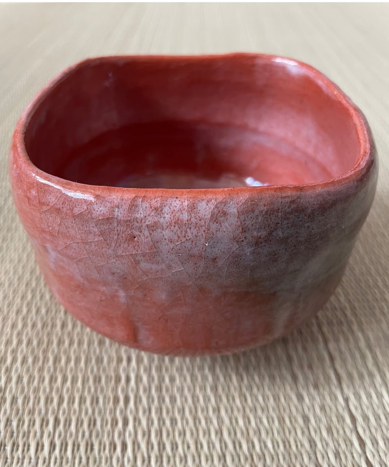 赤楽茶碗　楽の刻印あり 赤楽茶碗｜SAKURA 日本文化体験教室 京都本校