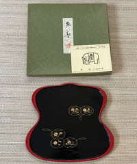 美品】在銘 宇田隆和造 佐平窯 瀬戸 一重口 塗蓋付 水指 | ginyoudo