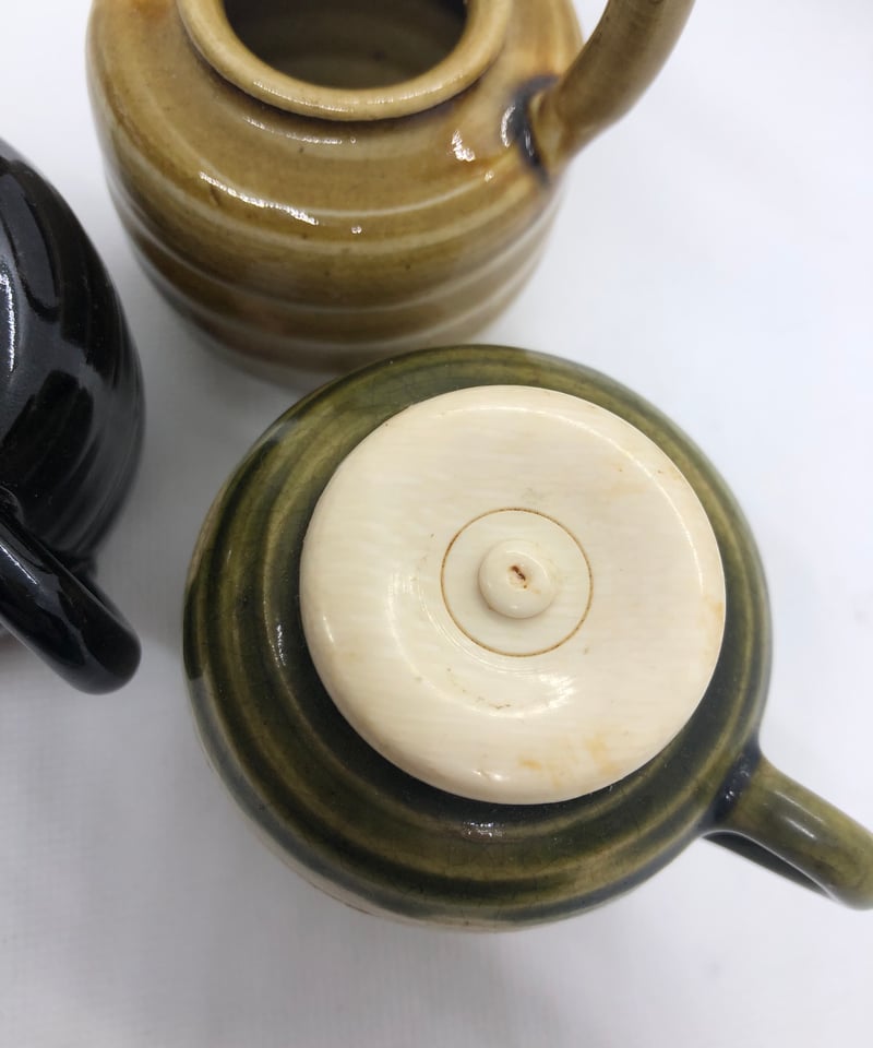ほぼ未使用 茶道具 平安与三作 四滴茶入 陶印 共箱 2025年最新