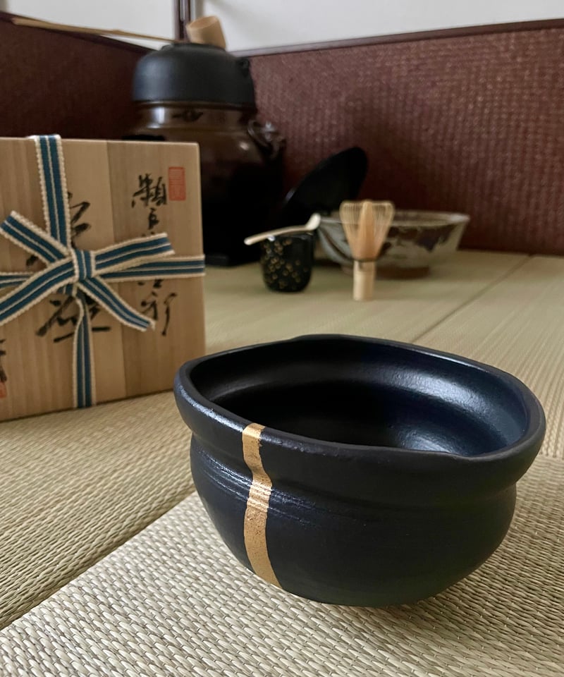 茶道具 ★ 茶合（江戸小紋吹き寄せ）銅製 茶道具 ☆ 茶合（江戸小紋吹き寄せ）銅製