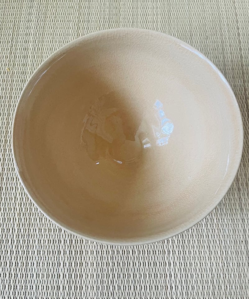 未使用保管品 桐共箱 書付有】新庄貞嗣造 御題月 宗楽書付 萩茶碗