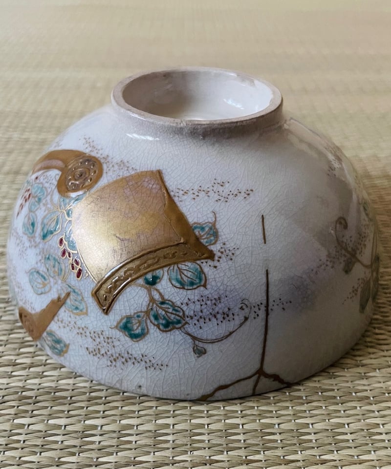 アンティーク】古薩摩 金継ぎ有 薩摩焼茶碗 見立て茶道具 | ginyoudo
