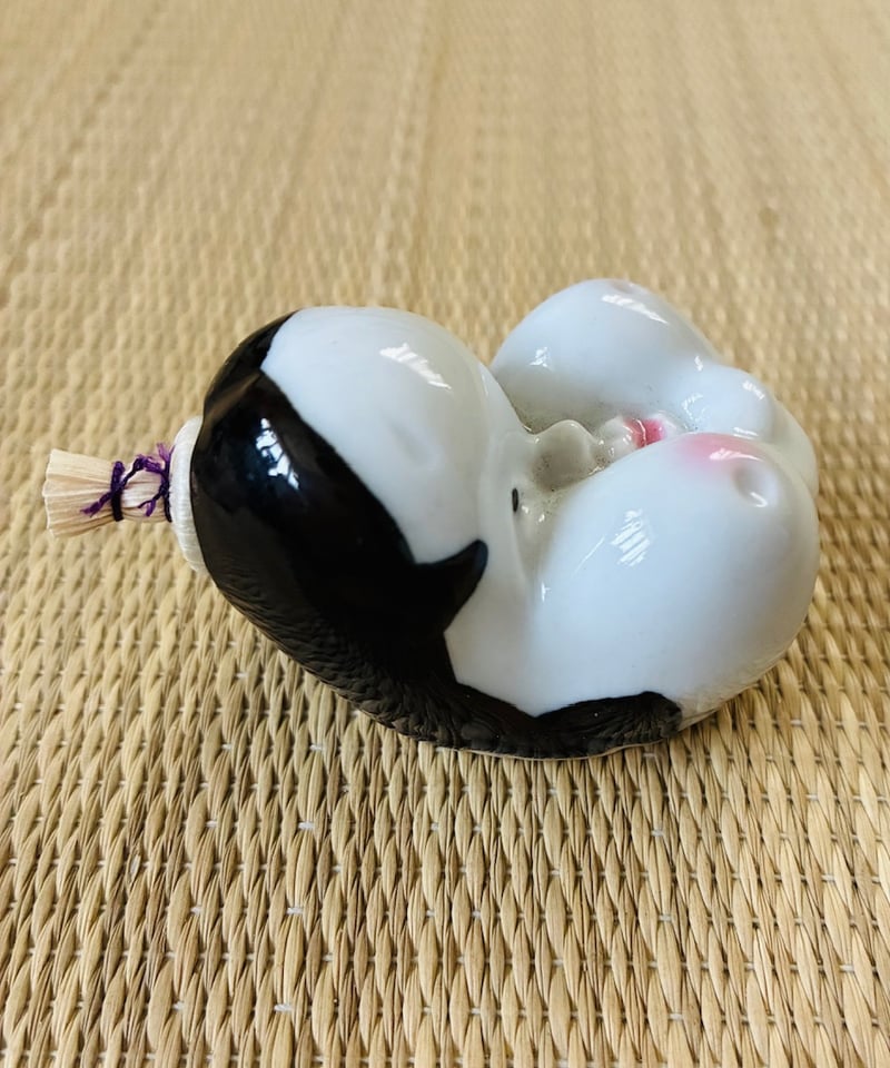 美品】お多福 振出 おかめ ふくの神 見立て茶道具 振出 | ginyoudo