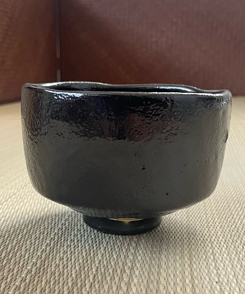 美品】在銘 平安彰楽造 長次郎写し 銘「東陽坊」利休七種茶碗 | ginyoudo