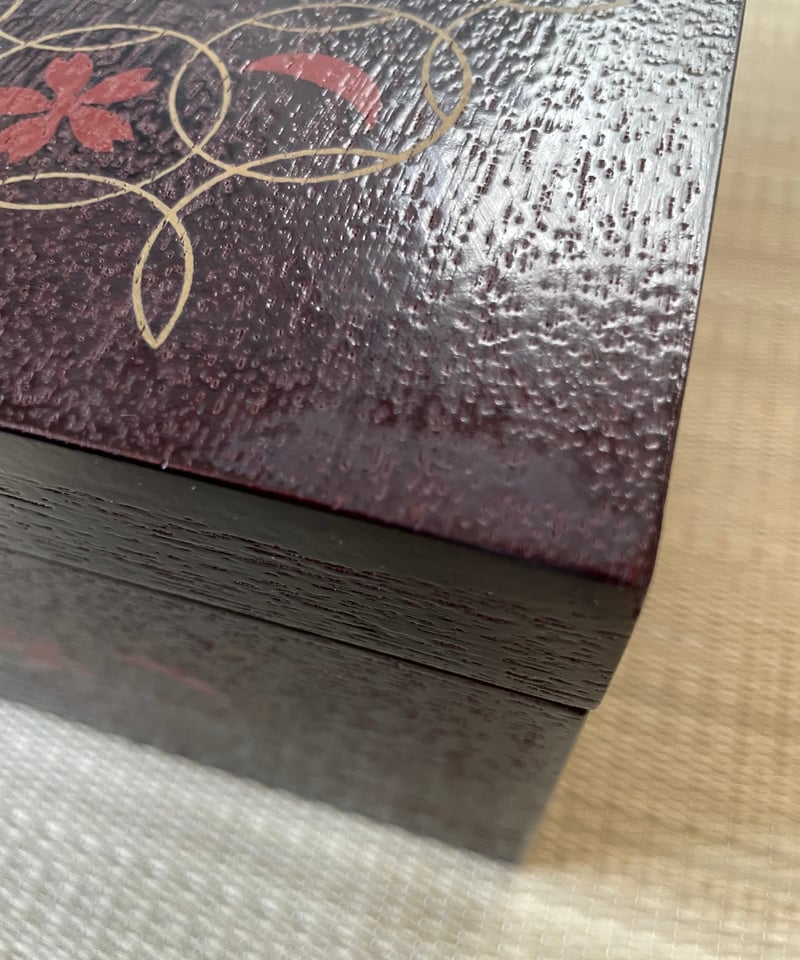 再入荷 美品】木製 利休茶箱 雪月花七宝蒔絵 溜塗 | ginyoudo