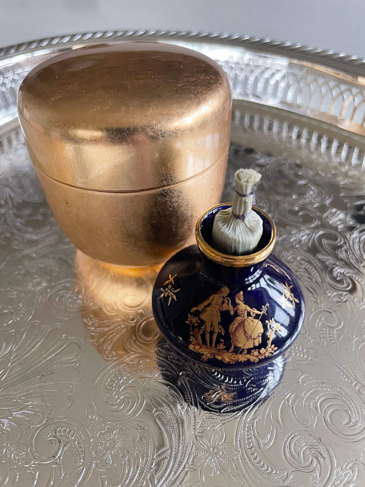 美品】フランス製 リモージュ 見立て振出（B） 手作り菅蓋付 | ginyoudo