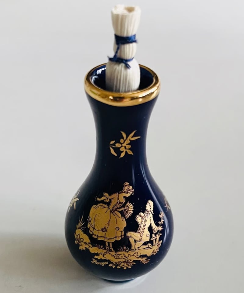 リモージュ　ミニチュア花瓶 美品】 フランス製 リモージュ Limoges ミニチュア花瓶 振出 見立て