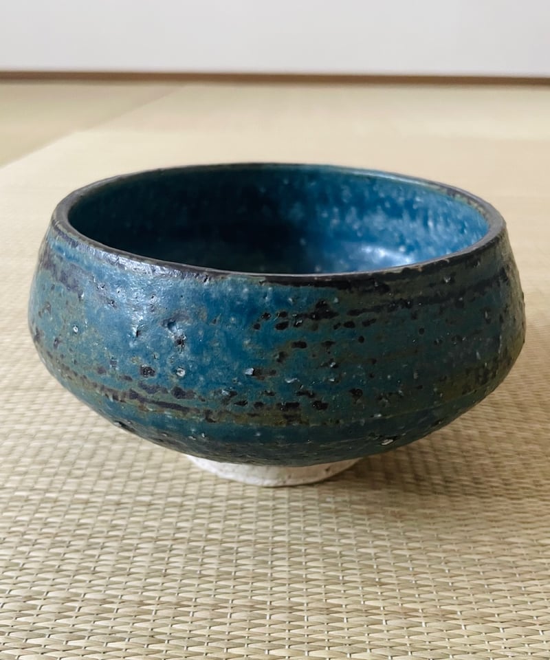 桐共箱栞付美品】京都五條坂 藤平伸造 呉須茶碗 | ginyoudo