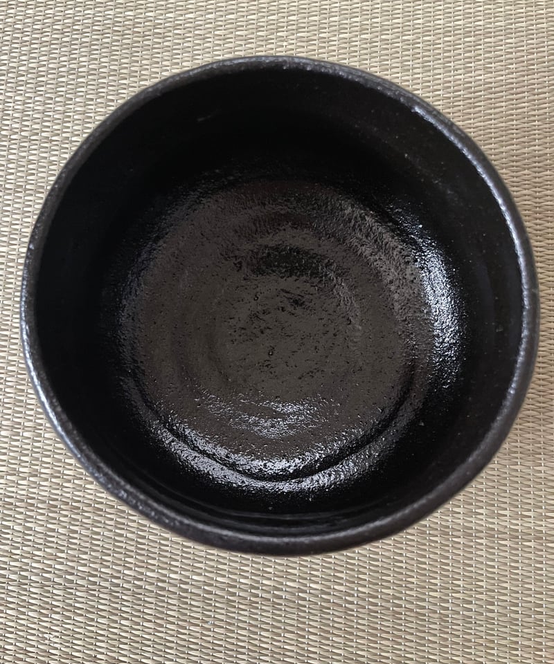 古い 楽焼 楽茶碗 黒楽 茶碗 楽印 木箱入り 古い 楽焼 楽茶碗 黒楽 茶碗 楽印 木箱入り 茶道具 楽茶碗（らくちゃ