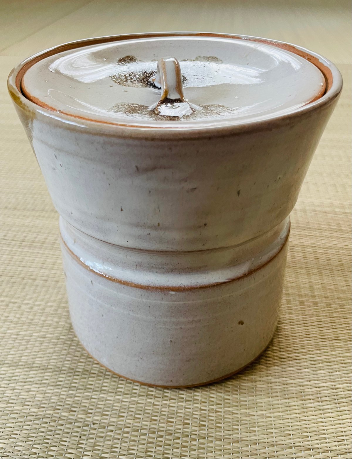 水差し「赤膚焼」　No69 在銘】赤膚焼 大塩昭山造 水指 | ginyoudo