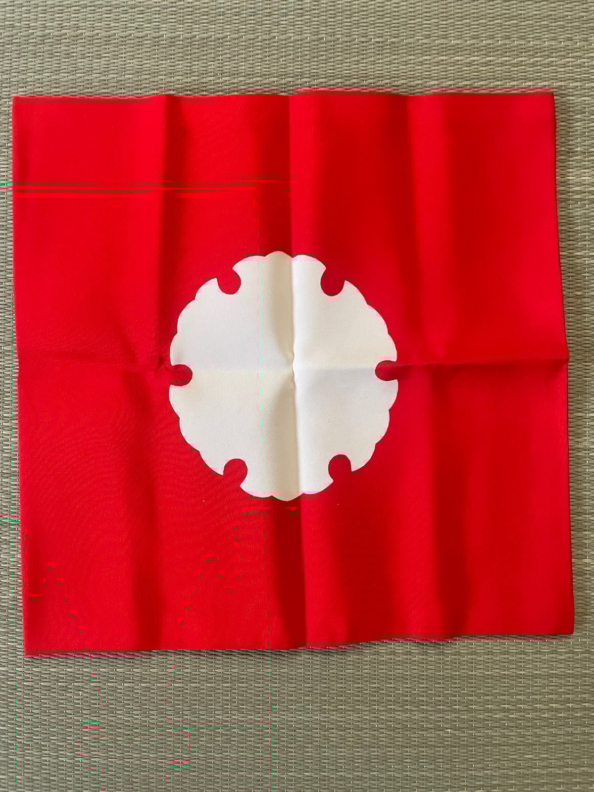 美品 箱付】正絹 紅白 雪輪 帛紗 江戸千家 | ginyoudo