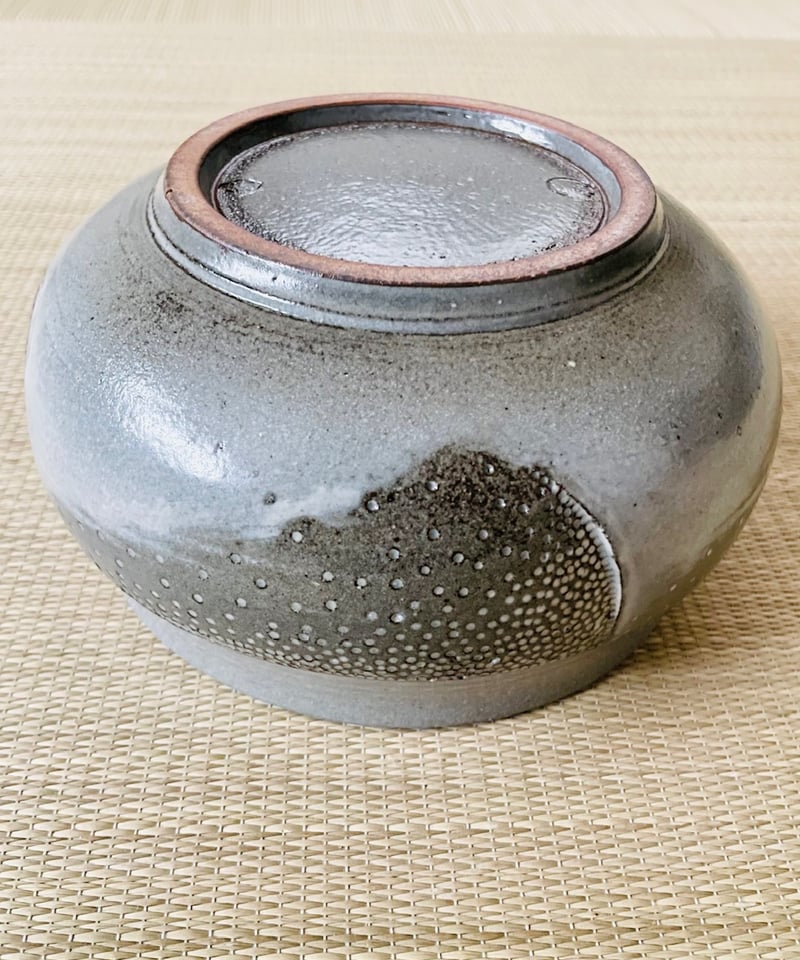 美品 桐共箱付】在銘 寄窯 高垣篤造 象嵌 平水指 | ginyoudo