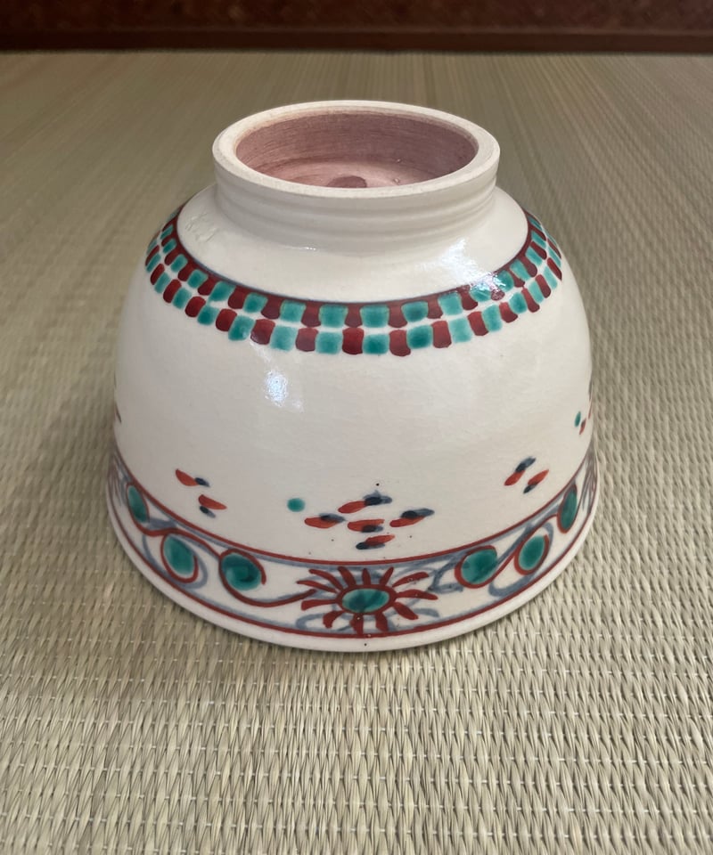 美品 在銘】紫雲造 安南写し 紅安南 安南色絵 寿 茶碗 | ginyoudo