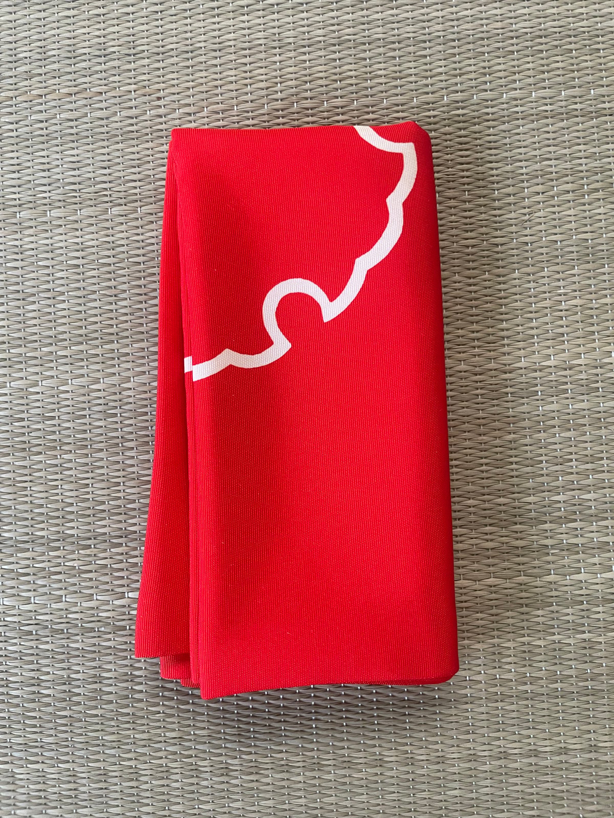 江戸千家　帛紗　赤　雪輪模様　正絹(2つセット) 美品 箱付】正絹 紅白 雪輪 帛紗 江戸千家 | ginyoudo