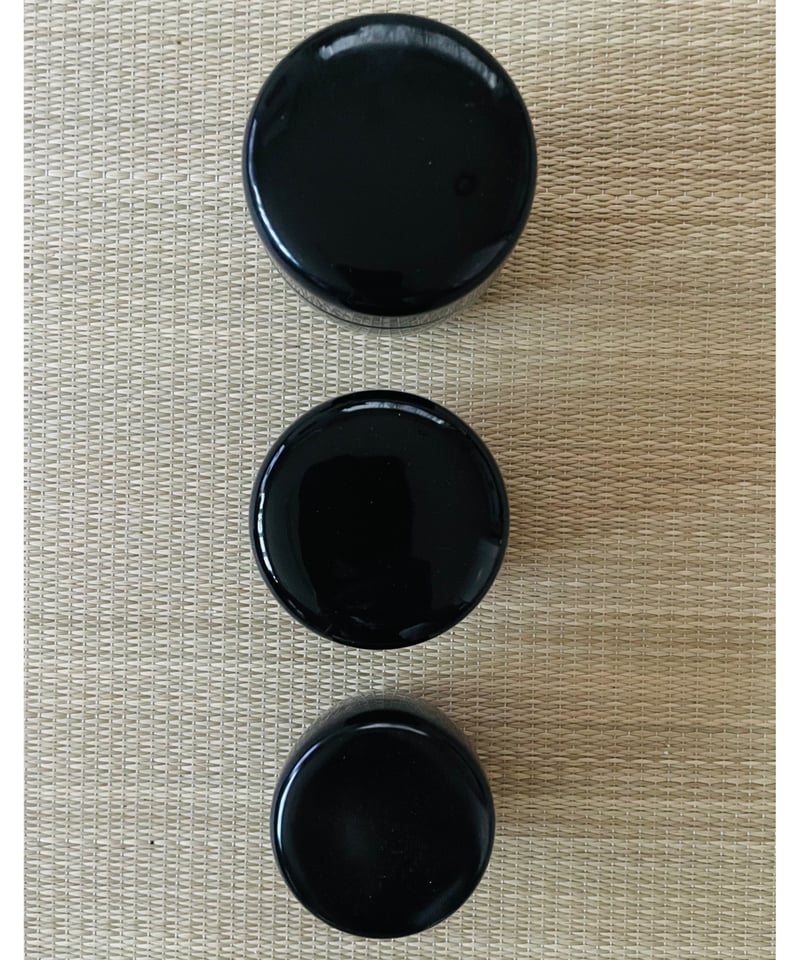 美品 未使用保管品】木製 漆塗り 仕覆付き黒棗 正絹名物裂「十色間道