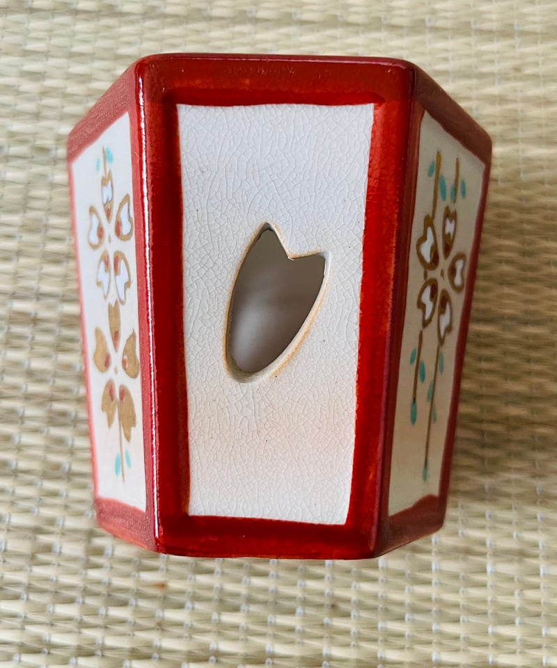 美品】雪洞 蓋置 ぼんぼり 桜 透かし彫り 枝垂れ柳 枝垂れ桜 | ginyoudo