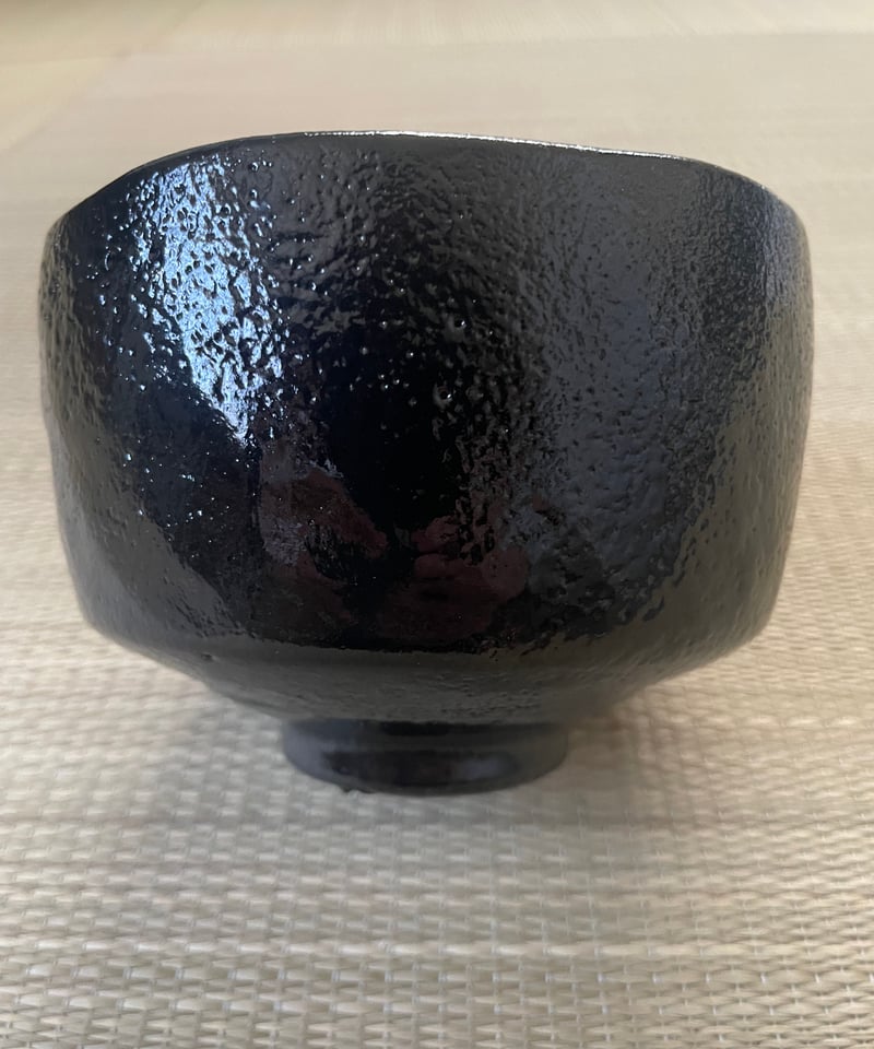 美品】在銘 平安彰楽造 長次郎写し 銘「東陽坊」利休七種茶碗 | ginyoudo