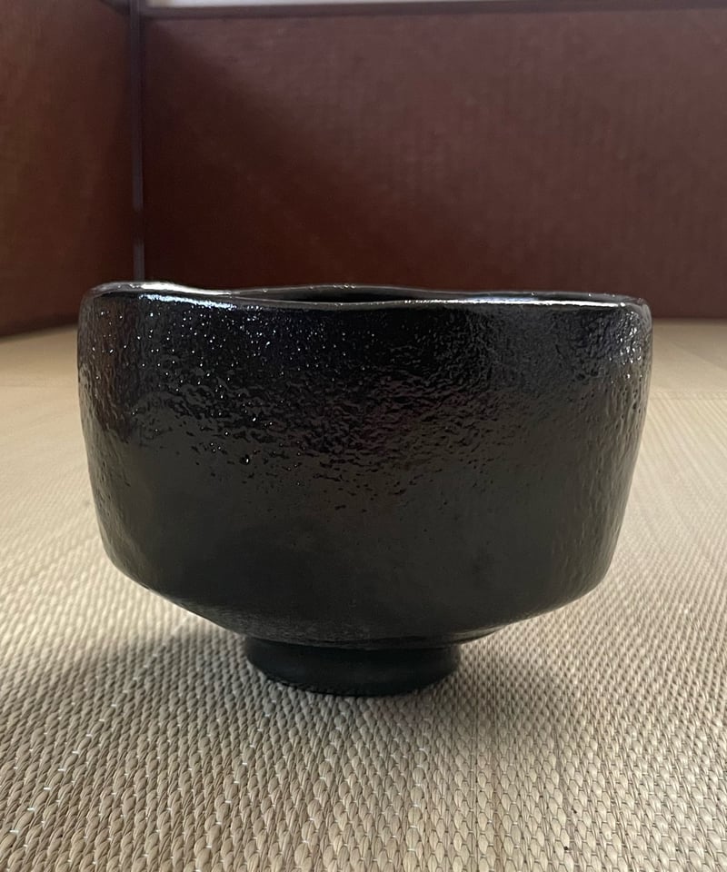 美品】在銘 平安彰楽造 長次郎写し 銘「東陽坊」利休七種茶碗 | ginyoudo