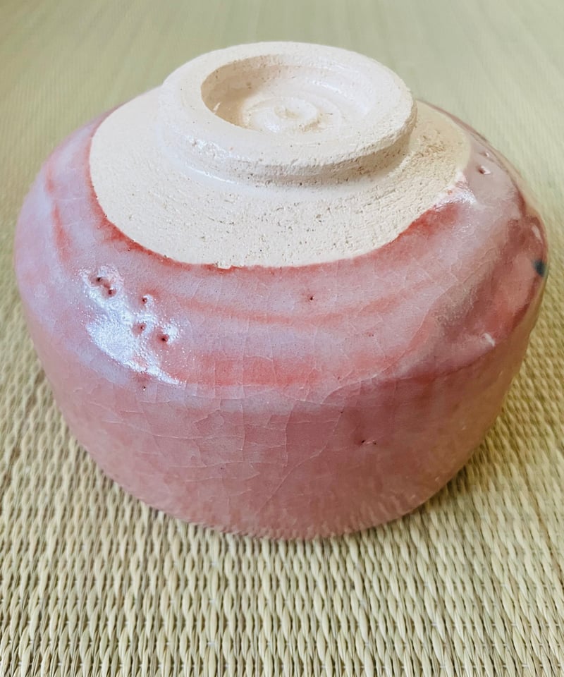 美品 紙箱付】松楽造 赤楽 松 雪吊り 楽茶碗 | ginyoudo