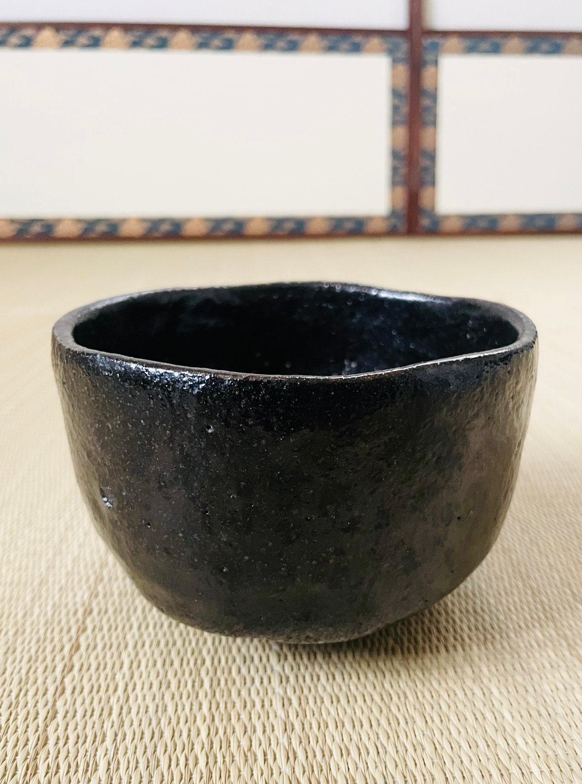 桐共箱付】平安祥悦造 光悦七種之内 鉄壁 光悦写し黒楽茶碗 | ginyoudo