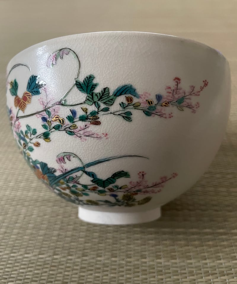 美品在銘】末川泉岳造 秋草図 九谷焼 抹茶碗 | ginyoudo