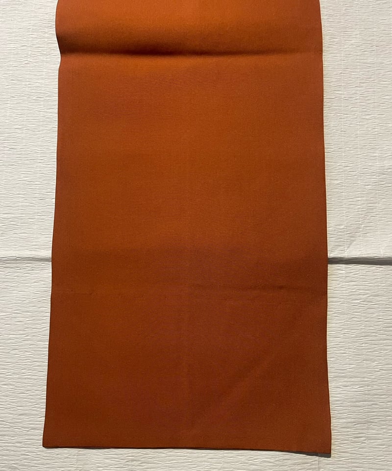正絹塩瀬名古屋帯 落ち着きある焦茶色系 茶道 格調ある絵柄モチーフ 美品 未使用保管品】塩瀬 正絹 名古屋帯 菱に唐花 葡萄茶色系 | ginyoudo