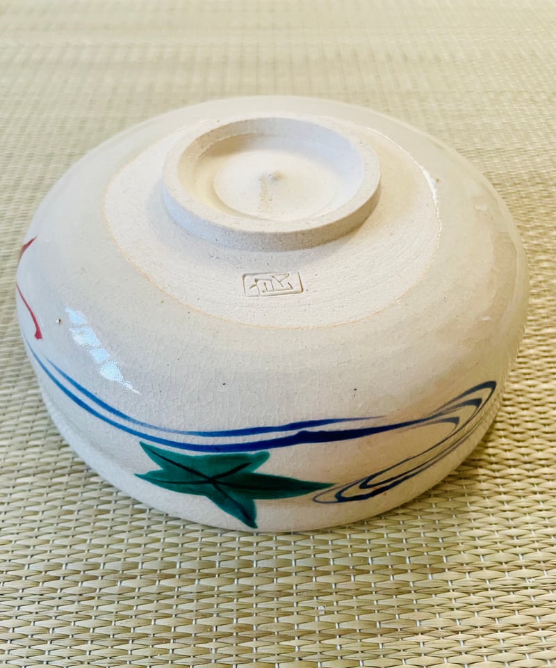 紙箱栞付】在銘 森里良峰造 仁清風 竜田川 馬盥 茶碗 | ginyoudo