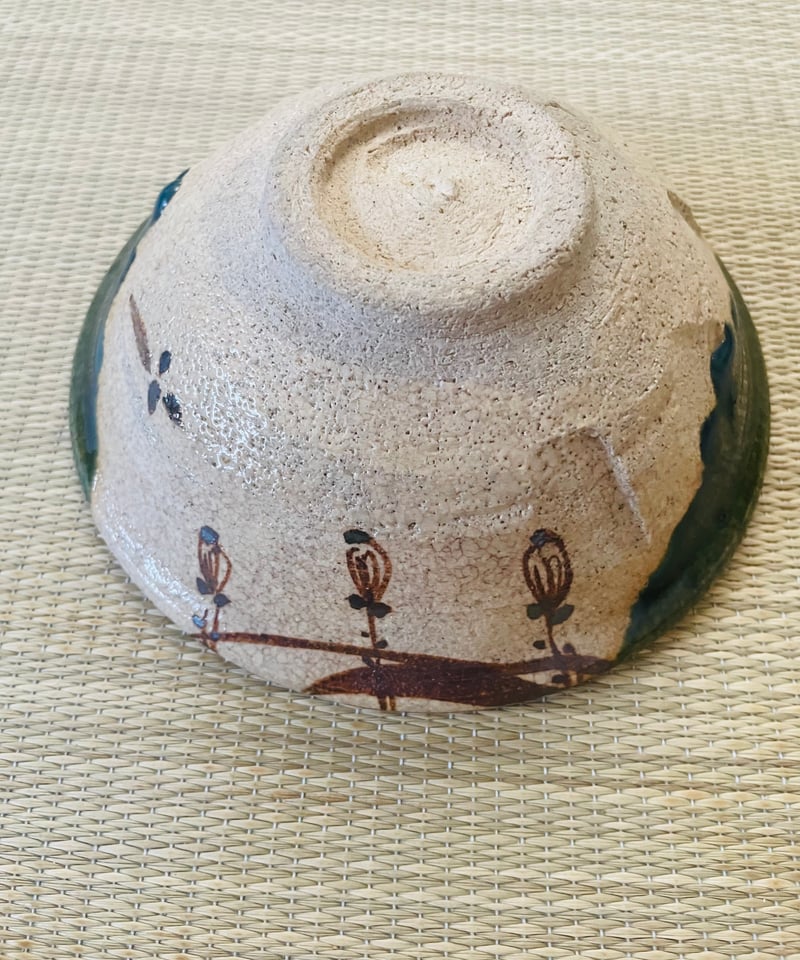 美品】在銘 市川竹川造 織部焼 平茶碗 | ginyoudo